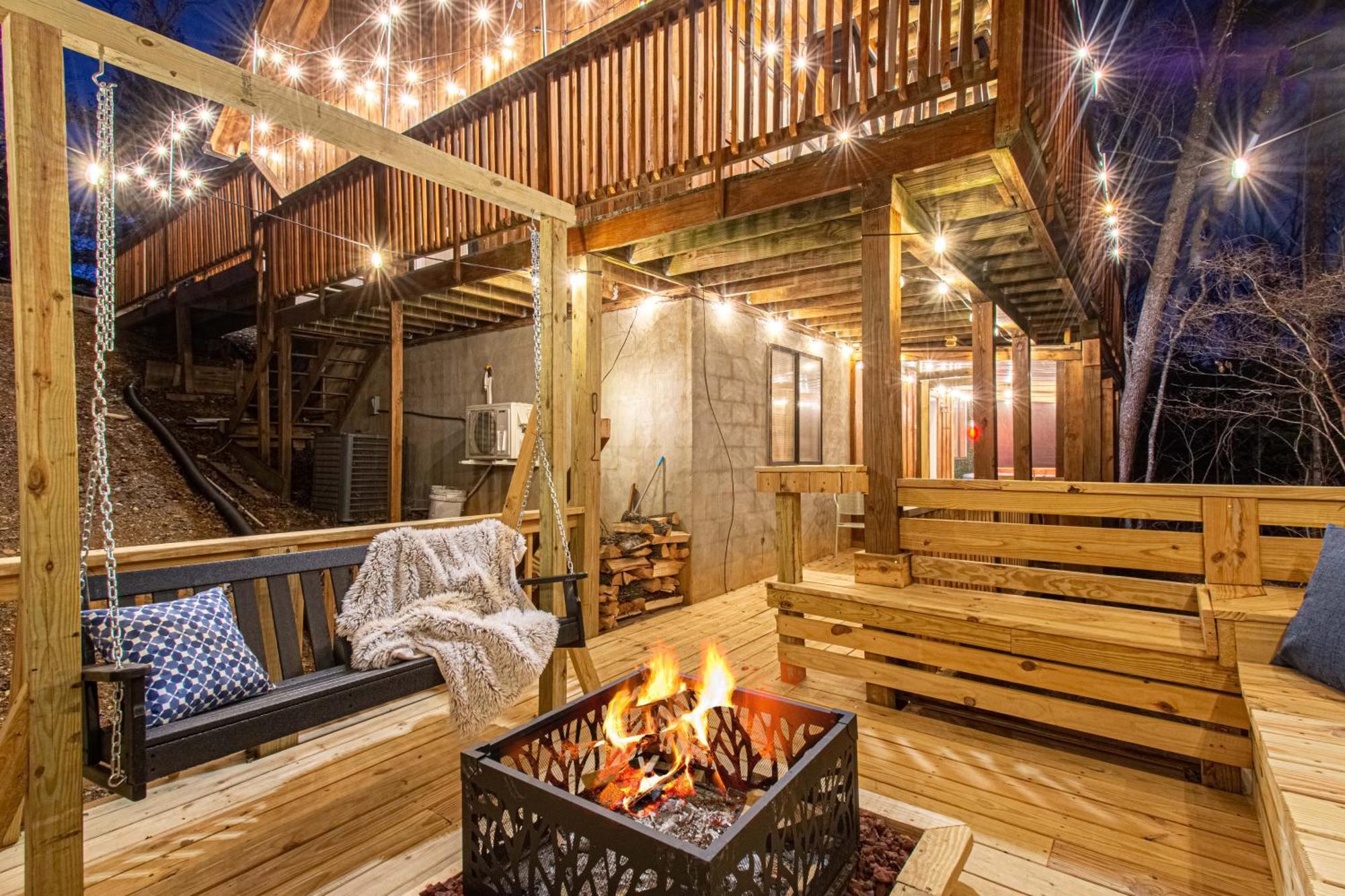 The Family Stone Luxe Cabin Sleeps 12 Hot Tub Dogfriendly Dollywood Пиджен-Фордж Экстерьер фото